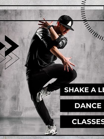 Simple and direct, this graphic is a call to join my dance classes and start your journey.