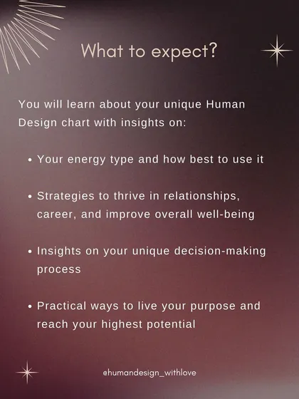 This graphic details what to expect from the "Living Aligned" workshop. You'll gain insights into your energy type, decision-making process, and strategies to thrive in relationships and your career.