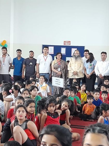 A group photo from the 1st Star Invitational Inter-School Championship. My students get to compete and interact with gymnasts from many other academies.