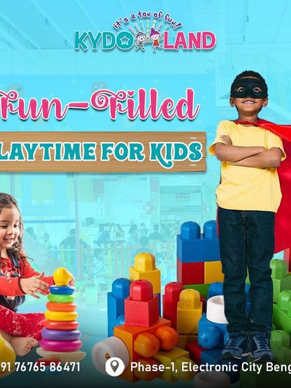 I offer fun-filled playtime for every kind of kid. Whether they love building with blocks like this little girl or pretending to be a superhero, there's an activity for every imagination.