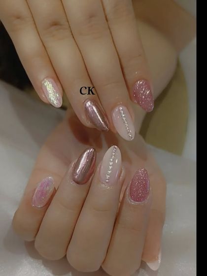 Another look at this popular rose gold combination.