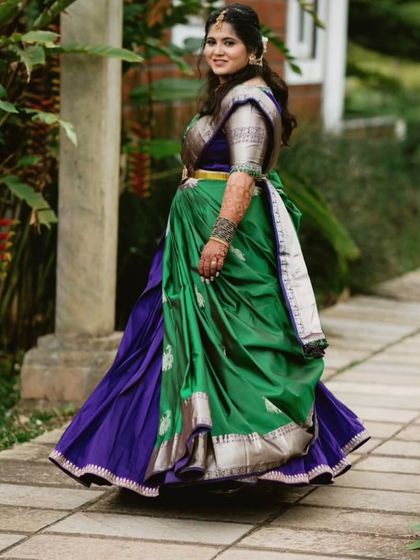 Aarvi The Designer Vastra - Designer Wear Rentals South Indian Half Sarees (Langa Voni) photo 7