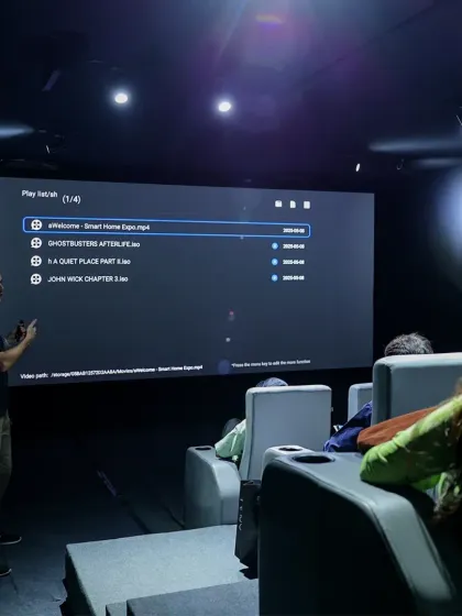 Step into our dedicated demo rooms for a truly immersive audio-visual experience. Here, you can test high-performance home cinema setups and understand the power of perfectly engineered sound and visuals in a real-world environment.