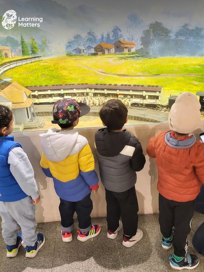 Our First Steps program visited the New Delhi Rail Museum. The children were captivated by the miniature train sets, explored vintage engines, and enjoyed a picnic together, turning a fun day out into a rich learning experience about transportation and history.
