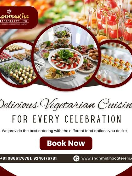 Shanmukha Caterers - Pure Vegetarian Event Catering Our Promise: 47 Years of Trust & Quality photo 66