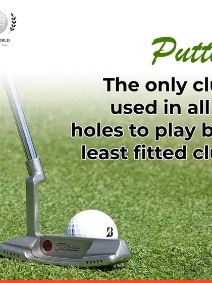 The putter is the only club used on all 18 holes, yet it's the least fitted. A custom-fit putter that matches your stroke is a true game-changer and can shave several shots off your score.