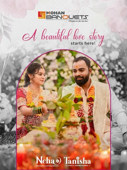 We create the perfect backdrop for sacred traditions and beautiful love stories. This intimate moment from a wedding ceremony is framed by our delicate floral decor, enhancing the beauty and emotion of the day.
