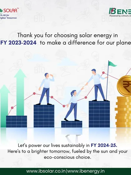 We thank our customers and partners for choosing solar energy in the past financial year. Every installation represents a step towards a more sustainable and economically sound future, fueled by the sun.