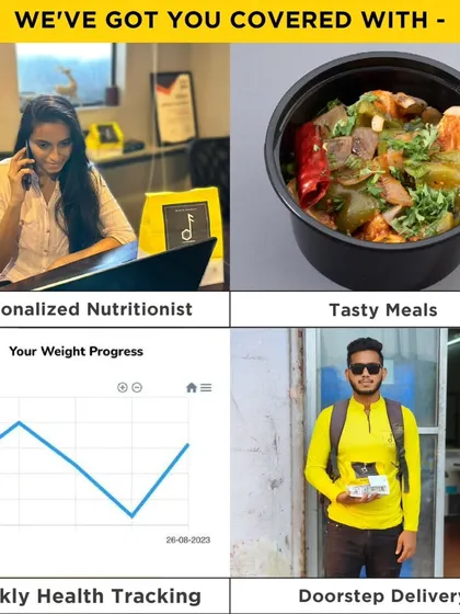 Here’s how simple it is. You get a personal nutritionist to plan your meals, delicious food delivered daily, weekly tracking to see your progress, and it all shows up right at your doorstep. No drama, no fuss.