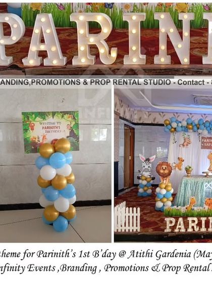 Infinity Events - Milestone Celebration Decoration Wild Safari, Dino & Friends photo 27