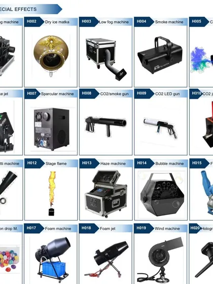 A look at some of the special effects machines I have for rent. This includes dry ice and low fog machines, smoke and haze machines, bubble machines, and confetti cannons to add excitement to your event.