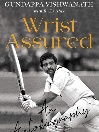 The cover of "Wrist Assured" again, a book that I believe holds important lessons on the art of batsmanship and the spirit of the game.