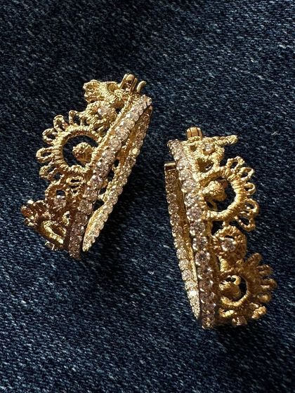 Gold Woven Like Lace photo 7