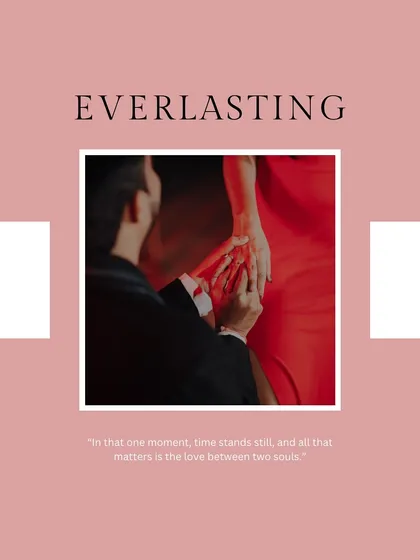 "Everlasting." A close-up on the ring, a symbol of their eternal promise. This artistic shot beautifully commemorates their proposal.