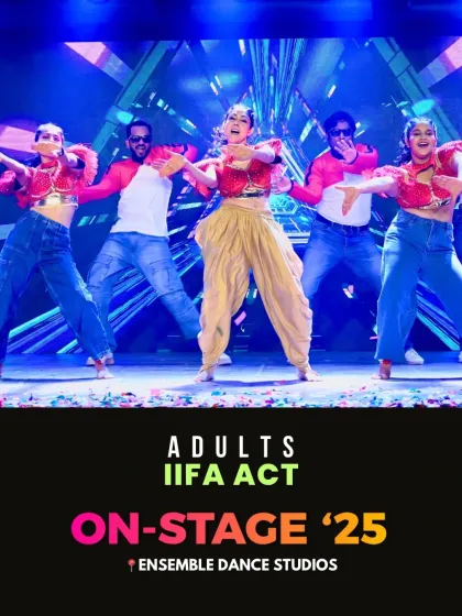 The adults' IIFA-style act brought the glamour of a Bollywood awards show to our stage. This performance was all about high energy and star quality.