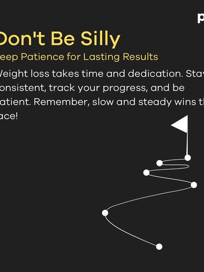 A clear, concise carousel outlining the top five requirements for fat loss. The list includes creating a calorie deficit, incorporating strength training, increasing daily movement, prioritizing protein intake, and being patient.