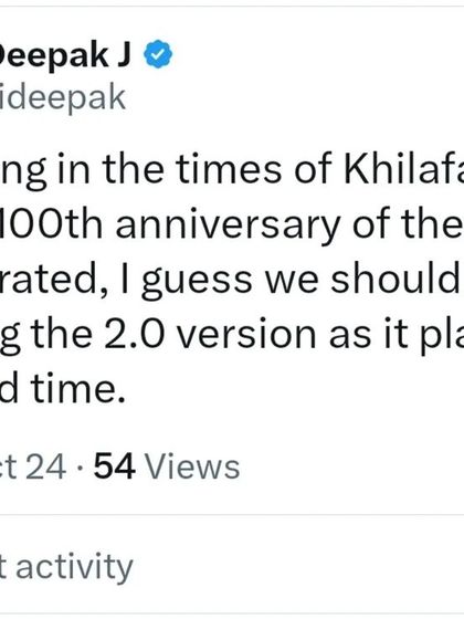 We are living in the times of Khilafat 2.0. The silence and celebration of its centenary only embolden its modern-day proponents.
