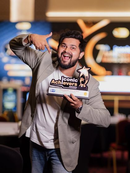 Absolutely thrilled to hold the Iconic Achievers Award for Creative Excellence in Wedding Photography. This is for all my amazing clients who trusted me with their most precious memories.