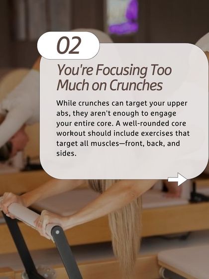 Are you only focusing on crunches for your core work? A well rounded routine should target all your core muscles, including your back and sides. Pilates ensures a 360 degree approach to core strength.