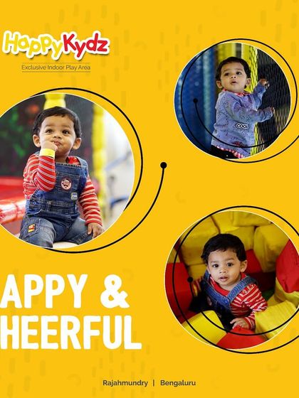 Happy and cheerful, that's how we want every kid to feel when they are with us. Our play area is designed to spread joy.