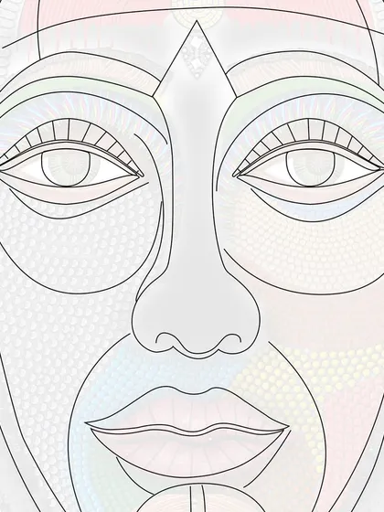 A duplicate of the "SANKETANA" line-art promo.
