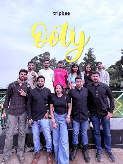 A classic group photo from our Ooty trip. We visit all the famous spots in the "Queen of Hills".