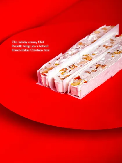 This holiday season, Chef Rachelle brings you a beloved Franco-Italian Christmas treat: handmade Nougat.