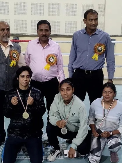 Another victory moment for our talented female boxers at the 2023 Delhi State Championship. Their success proves that with the right coaching and dedication, anything is possible.