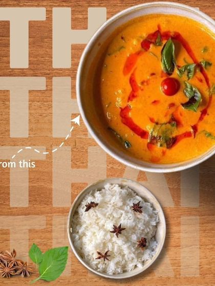 From our kitchen to your table, our authentic Thai Red Curry is a flavorful and comforting dish, perfect for any occasion.