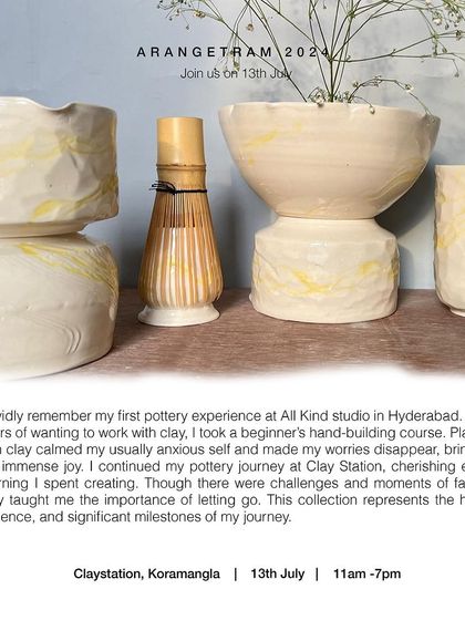 Clay Station - Pottery & Ceramics Classes & Workshops Our Community Showcase: Arangetram & Hunar photo 74