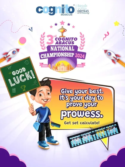 A good luck message sent to all participants on the day of the 2024 championship. We remind them that it's their day to prove their prowess and to give their best effort.