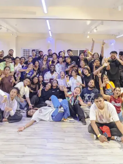 The whole crew from Collab Series 2.0, celebrating a successful launch weekend. The energy was electric!