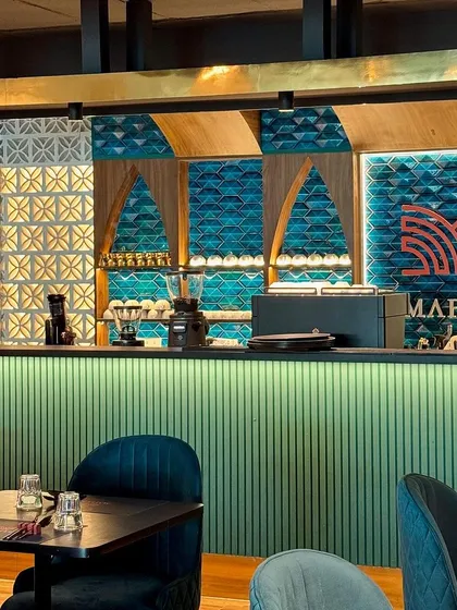 Welcome to Maffei. Our restaurant's interior, with its blend of modern design and traditional motifs, reflects the same philosophy we apply to our food and products: authentic, high-quality, and thoughtfully crafted.