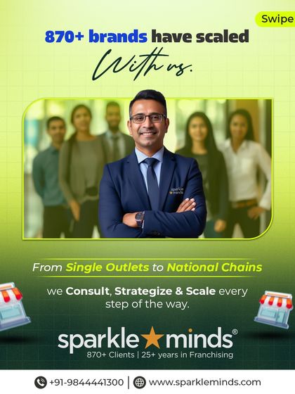 With over 870 brands scaled with us, our track record speaks for itself. We consult, strategize, and scale at every step, turning single outlets into national chains.