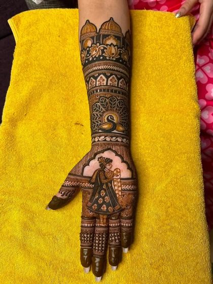 Vijay Singh - Bridal Mehndi Portrait & Storytelling Mehndi photo 13