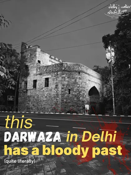 This darwaza, or gate, in Delhi has a bloody past. Known as Khooni Darwaza, its history is steeped in violence and tragedy, which I uncover in my book.