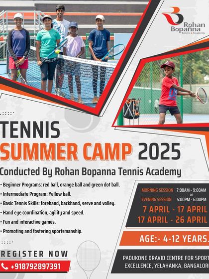 Rohan Bopanna Tennis Academy - Tennis Development Programs Life at RBTA: Community & Testimonials photo 6