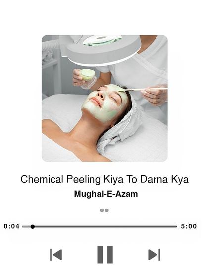 "Chemical Peeling Kiya Toh Darna Kya." There is no need to be afraid of chemical peels when they are performed by an expert. It is a safe and highly effective treatment for skin rejuvenation.