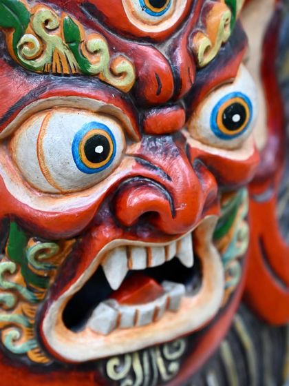 Greenhouse - Curated Artisan & Vintage Decor Hand-Carved Traditional Masks photo 25