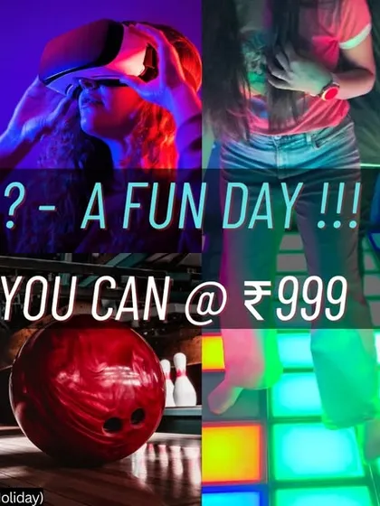 Turn any weekday into a fun day with our "Play All You Can" offer. For just ₹999, you get an hour of unlimited access to our best games.