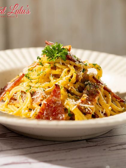 A classic Spaghetti Carbonara, done my way. It’s rich, creamy, and loaded with crispy bacon. What’s not to love?