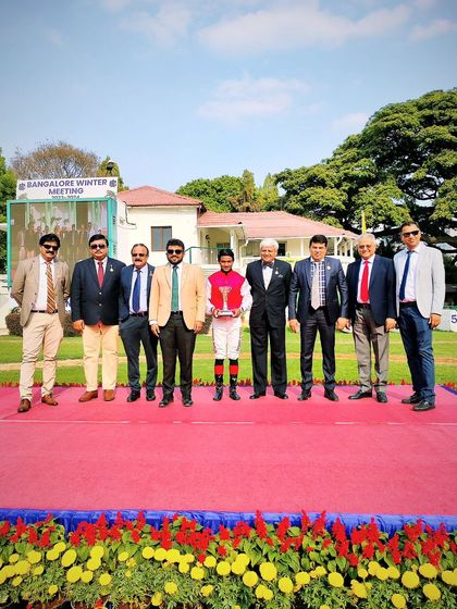 The winning team of the Sir Charles Todhunter Memorial Trophy.