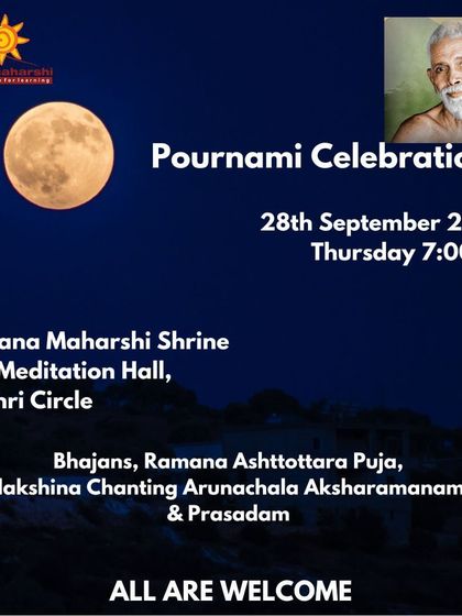 Ramana Maharshi Centre for Learning - Spiritual & Cultural Events Pournami: Full Moon Celebrations photo 15