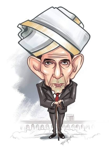 A caricature tribute to Sir M. Visvesvaraya for Engineer's Day. This artwork honors the legendary engineer and his contributions to Karnataka and India, complete with his iconic Mysore Peta.