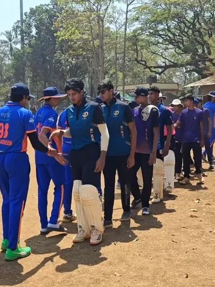 Post-match handshakes with the Ontario Cricket team. We value these opportunities to build relationships with teams from around the world.