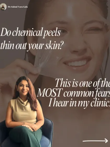 One of the most common fears I hear is, "Do chemical peels thin your skin?" It's a myth I am always happy to bust. When performed correctly by a doctor, professional peels actually do the opposite by stimulating collagen for healthier, stronger skin over time.