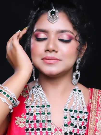 A gallery of our best portfolio shots, showcasing the variety of bridal, reception, and creative looks my students learn to master. Each image is a testament to their skill and hard work.