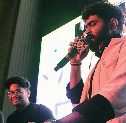 The mic is one of my most important tools. It's how I connect with the crowd, direct the energy, and make sure everyone feels like they're part of the show, not just watching it.