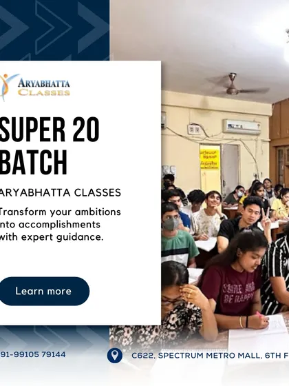 This is our Super 20 Batch in action. We create a focused and disciplined classroom environment where every student's ambition is transformed into accomplishment through expert guidance and personalized attention.