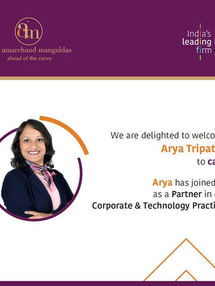 We are delighted to welcome Arya Tripathy as a Partner in our Corporate and Technology Practice. Her expertise will be invaluable as we continue to advise clients on complex technology transactions and regulatory matters.